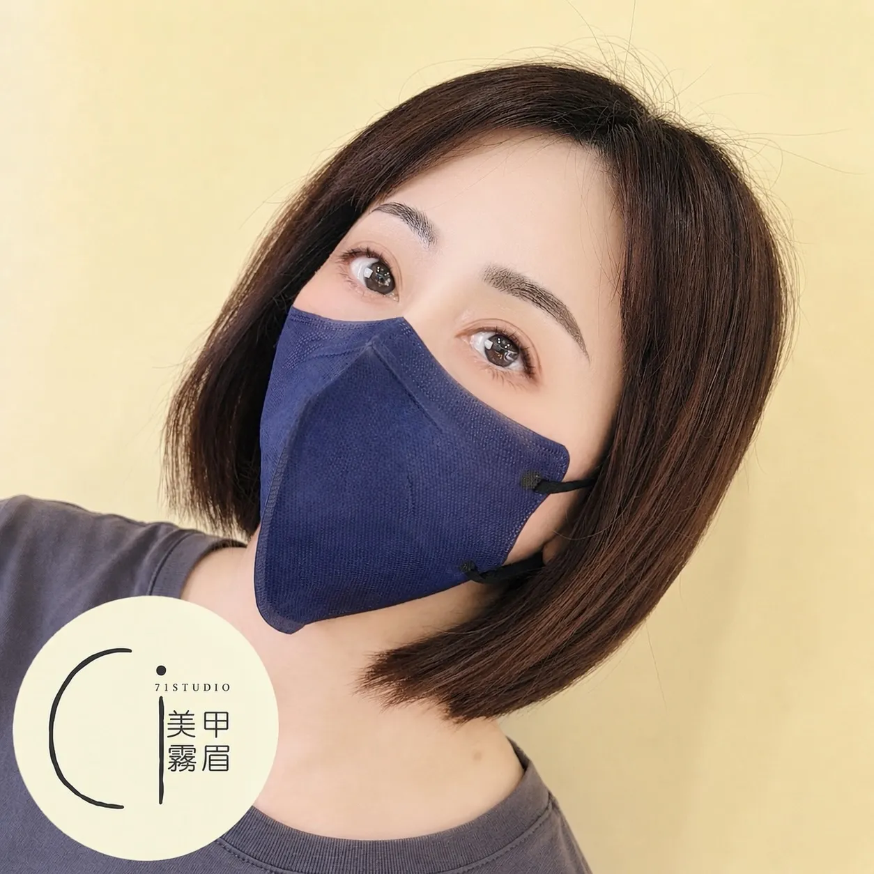 自然毛流與柔霧感兼具的霧眉作品